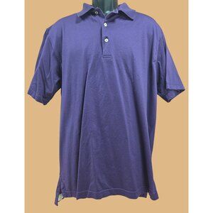 Peter Millar Purple Polo Mens Size Large